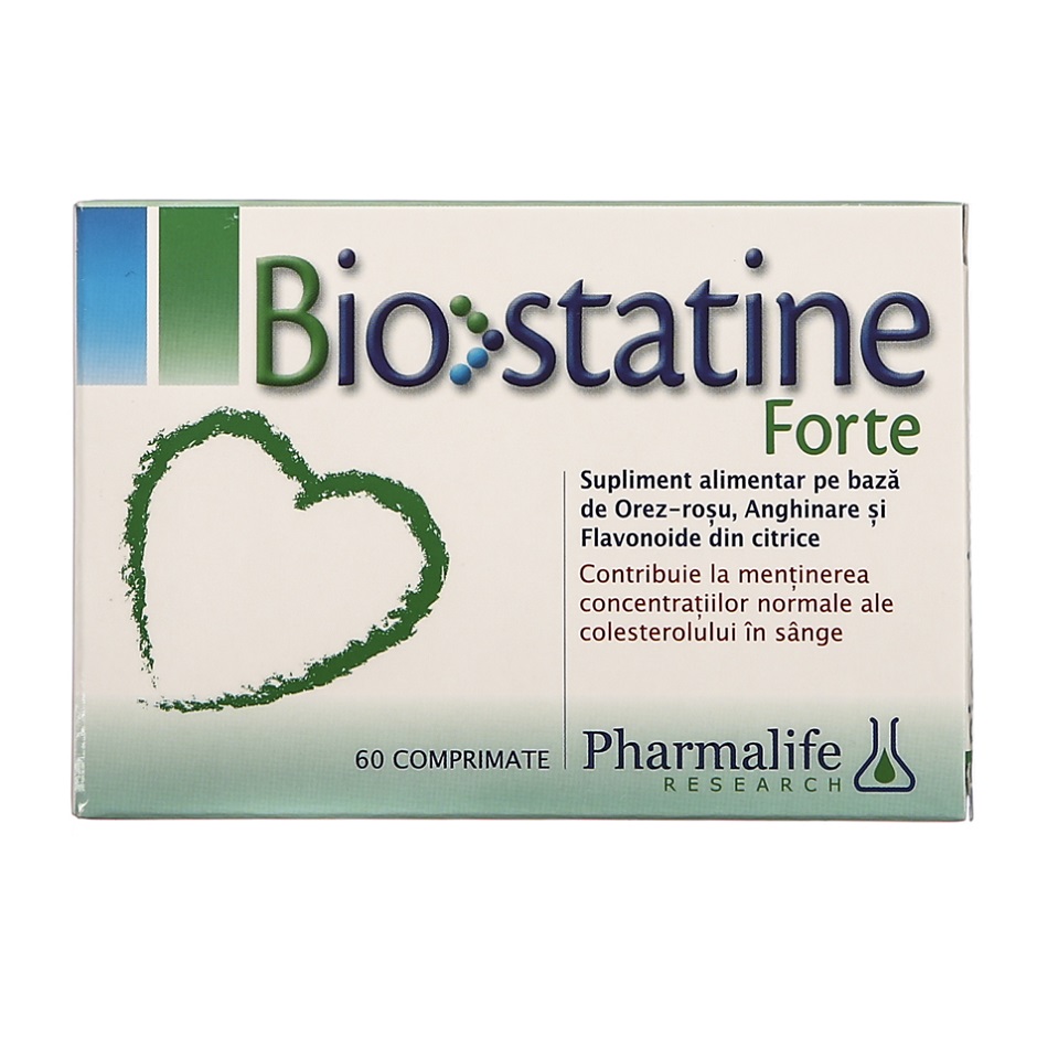 Biostatine Forte, 60 comprimate, Pharmalife